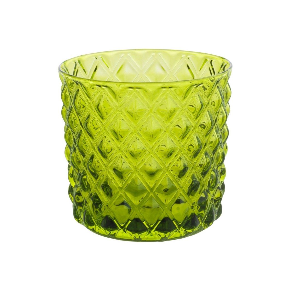 Acquista online Brandani set 6 Bicchiere rombi vetro colori assortiti 9x8,5 h cm cod.51536 Brandani